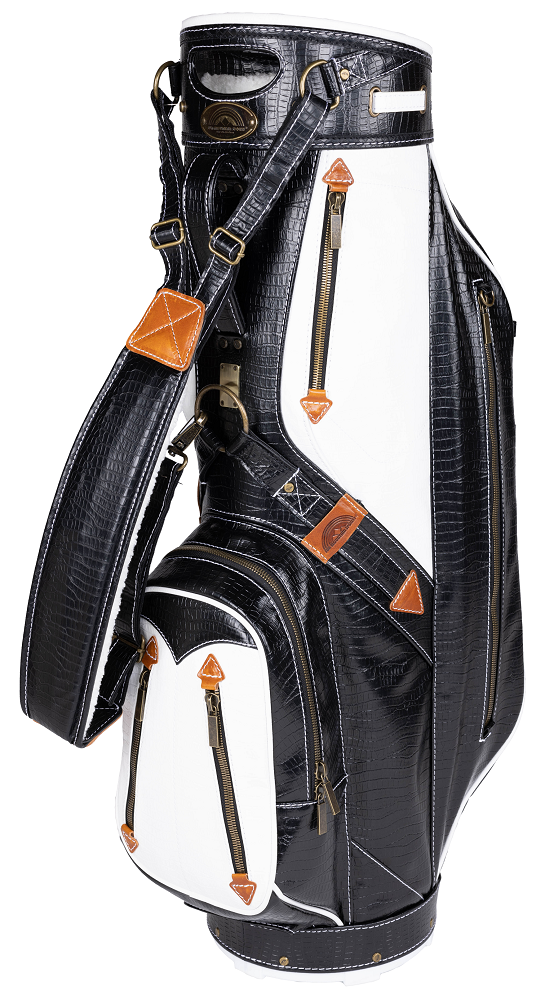 Sun Mountain 2023 Dundee Leather Cart Bag - Crocodile skin