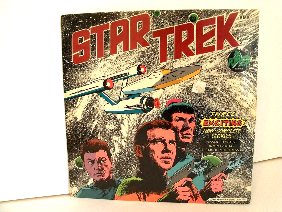Vintage STAR TREK Capt. Kirk Spock Lt. Ahura Dr. McCoy LP Record Sealed ...