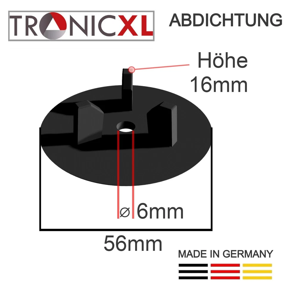 Ersatzdichtung für IKEA Domsjö Atlant Spüle Stöpsel Dichtung Siphon Stöpsel - Bild 3 von 4