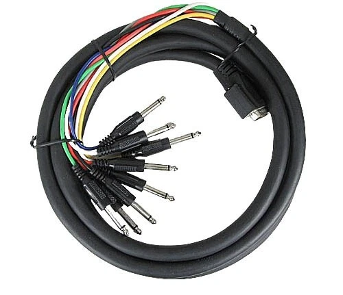 Cable Up SU903 dB25 x 8, 1/4in TS 3M(9.84ft) - New Old Stock, Free Shipping - Image 2 of 4
