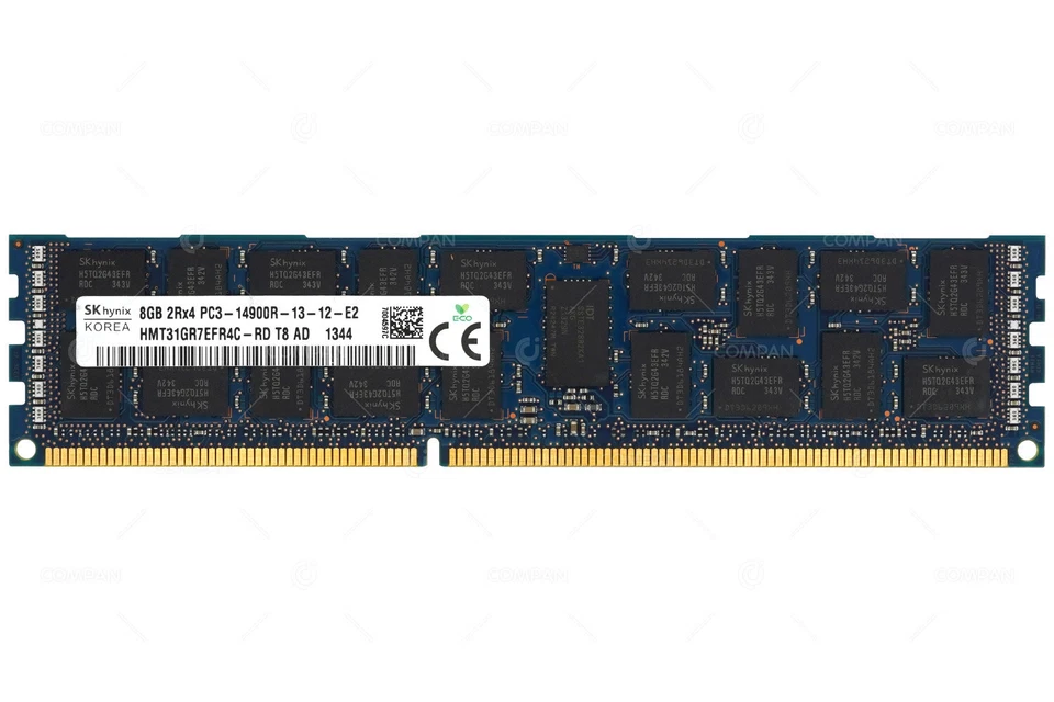 712382-071 HP DDR3 8GB 2RX4 PC3-14900 1866MHZ RDIMM - Immagine 2 di 4