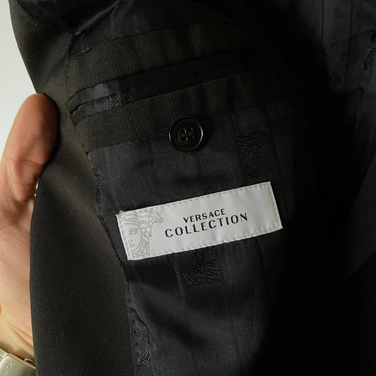 Versace Collection Wool Blend 2 Button Blazer Sui… - image 6