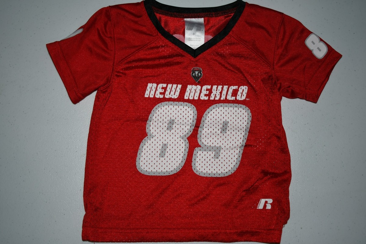 Toddler New Mexico Lobos #89 3T Football Jersey (Red) Russell