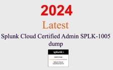 Splunk Cloud Certified Admin SPLK-1005 dump GUARANTEED 1 month update 