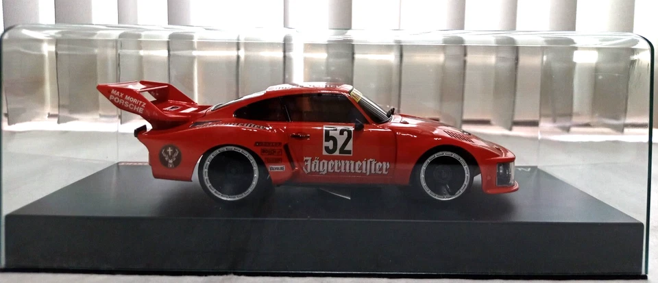 Kyosho Mini-Z Porsche 935 Turbo 1977 Jaegermeister No.52 1:27 Scale #MZG114J a - Image 3 of 4