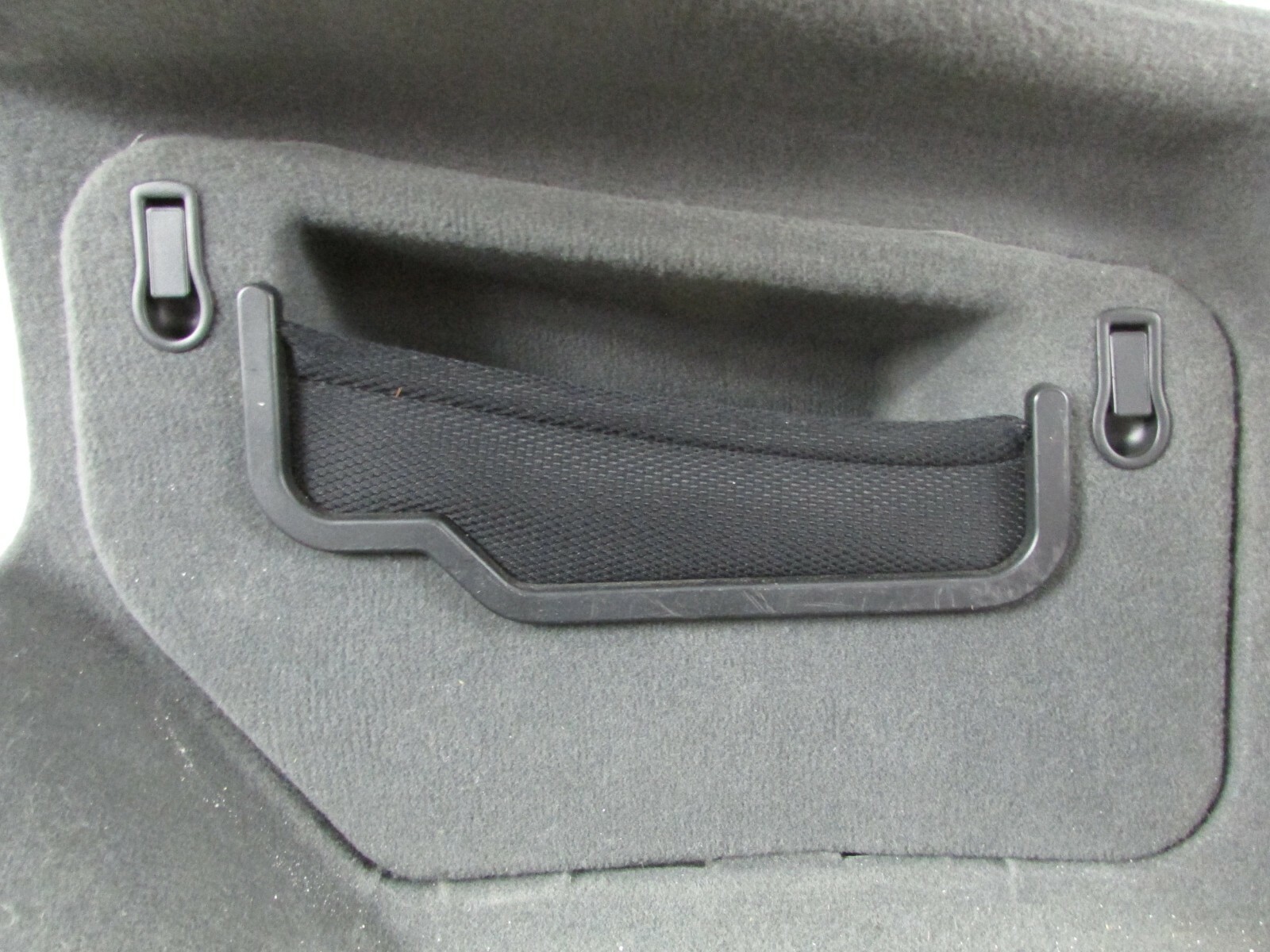 Maserati Quattroporte, RH, Right Complete Trunk Carpet, Grey, Used, P/N 9814387