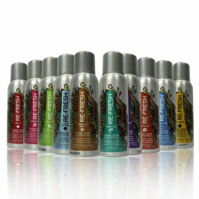 Re-Fresh Refresh Smoke Odour Eliminator Air Freshener Tobacco Car Home 18  SCENT