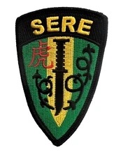 SERE School Embroidered Patch Navy USMC Warner Springs & Rangeley Brunswick ME