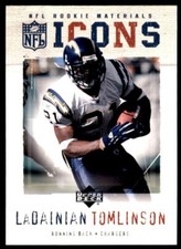 2005 Upper Deck Rookie Materials Icons LaDainian Tomlinson San Diego Chargers