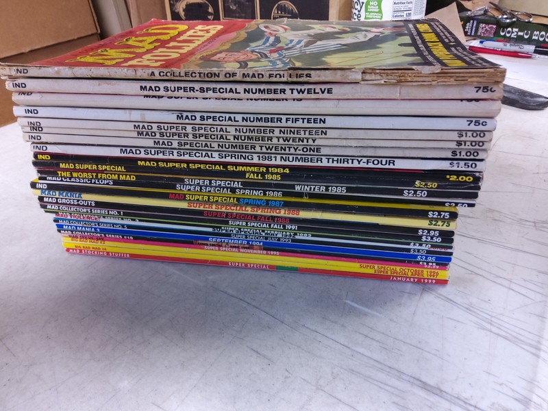 Mad magazine special 25 issue lot #23 COMPLETE BONUSES checked follies # 12- 134