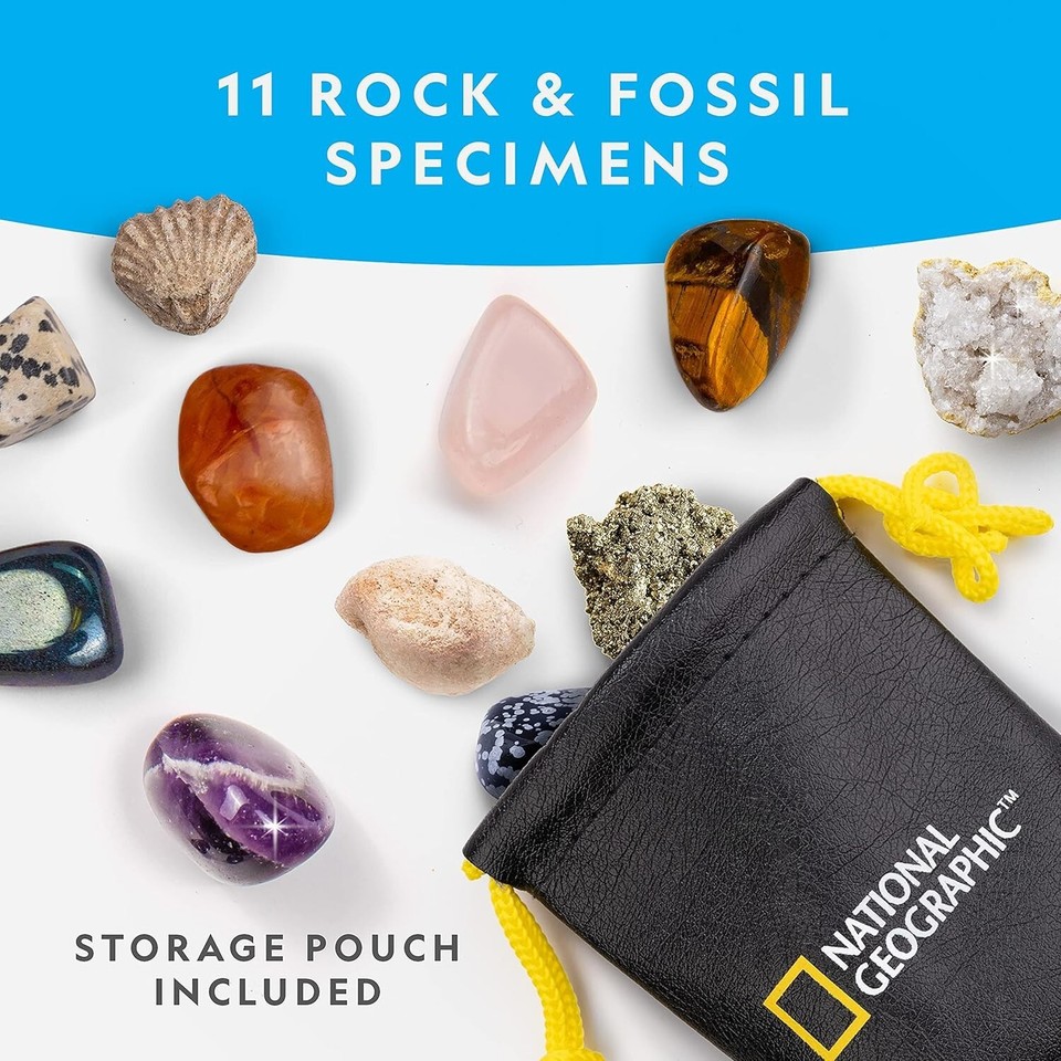 National Geographic Science Kit Rock Collection Advent Calendar 2024