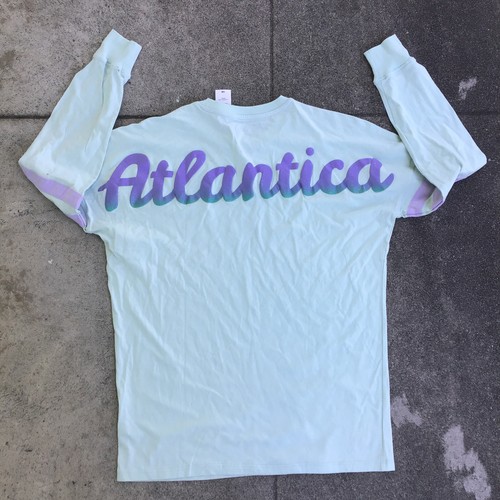 NWT Disney Small The Little Mermaid Atlantica Spell Out Disney Ombre Shirt - Bild 11 von 11