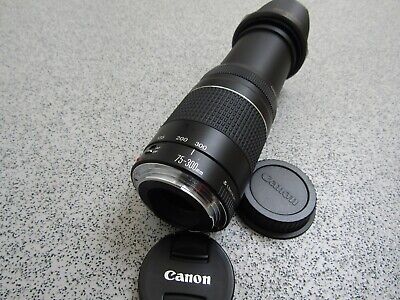 Canon Ef 75 300mm 1 4 5 6 Iii Telephoto Zoom Lens For Canon Eos Dslr Slr Pp17 Ebay