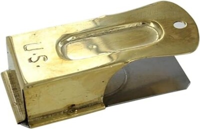 U.S. WWII D-Day Paratrooper Brass Signaling Cricket Clicker
