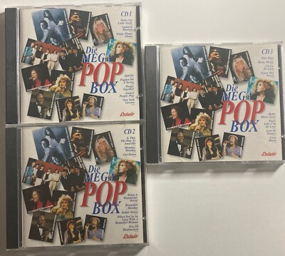 Die MEGA POP BOX  - CD1+CD2+CD3  TOP-ZUSTAND  