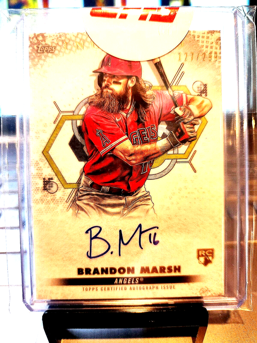 2022 Topps Inception #299 Brandon Marsh Rookie Auto #BRES-BM Mint
