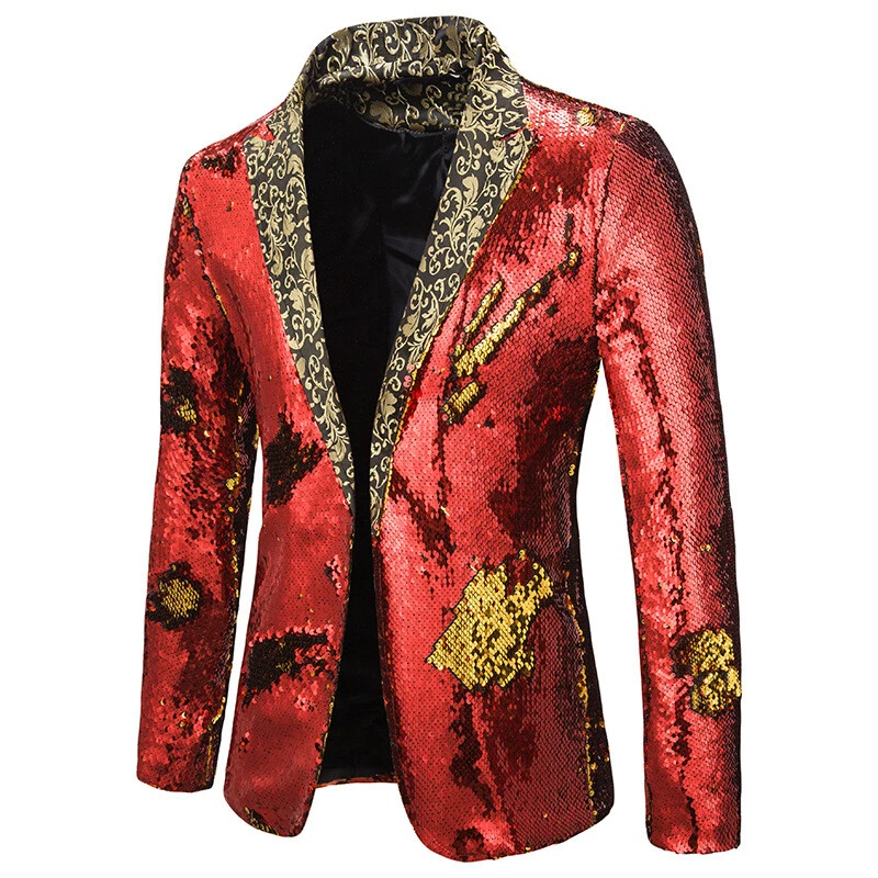 Mens bling tuxedo clearance jacket