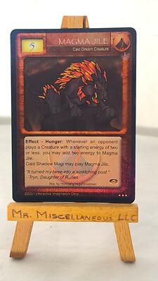 Magi Nation Duel - MAGMA JILE - Cald Creature - Awakening - Foil * Lava Fire Dog