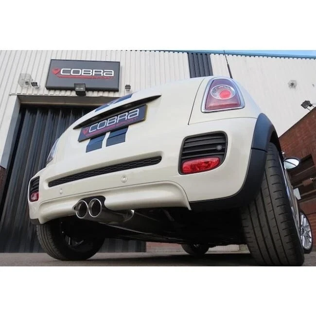 MN09 Cobra Sport Mini Cooper S Convertible R59 Mk2 12-15 Cat Back No Re - Imagen 2 de 4