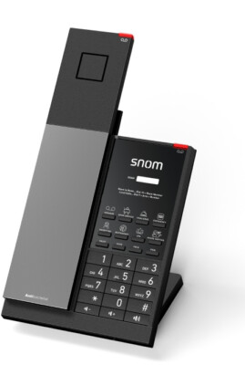Snom HD351W IP-Telefon WLAN Freisprecheinrichtung PoE 2 Ethernet-Anschlüsse DECT