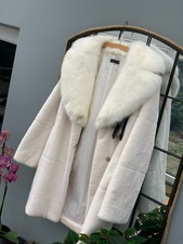 Fur Eco-coat Samange Size Uk 10-12 (ecological Fur)