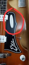 Poggia dito per Pickguard - Battipenna per Eko Violin Bass e similari.