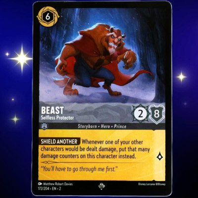 Beast Selfless Protector - Disney Lorcana TCG Rise of the Floodborn #172/204