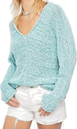 Free People Bright Lights Oversized Pullover Sweat