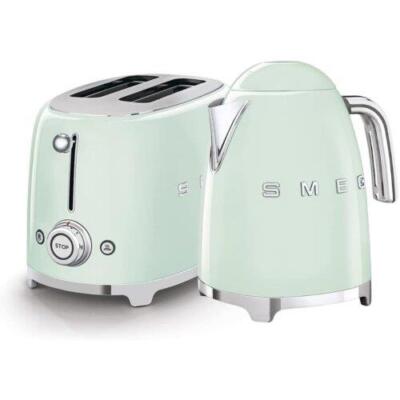 SMEG KETTLE SLICE TOASTER RETRO SET 3KW