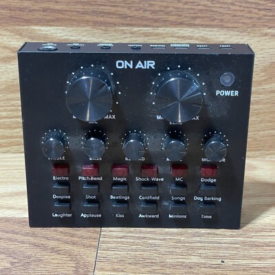Tzumi On Air Podcast Series Bluetooth Multi-Channel Interface Sound Wave Mixer