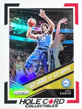 JOEL EMBIID 2018-19 Panini Prizm Go Hard Or Go Home #6 Gold Prizm 76ers 05/10 一
