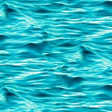 Michael Miller - Sea World - Rippling Waves - Aqua, Fabric BTY