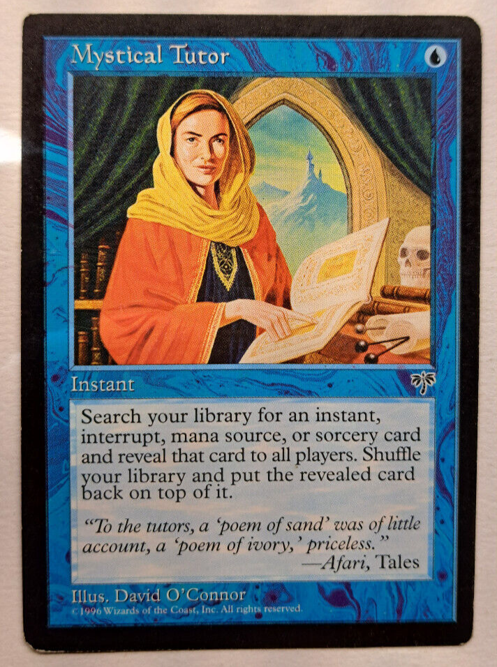 Magic the Gathering Mystical Tutor Mirage