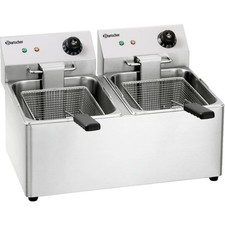 Bartscher A162812E SNACK IV Fritteuse Silber ...