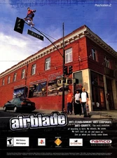 Airblade Playstation 2 PS2 Criterion Game 2002 Promo Ad Art Print Poster Glossy