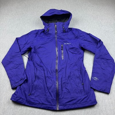 Columbia Jacket Women Medium Purple Nordic Point II Omni-Heat Interchange Hooded