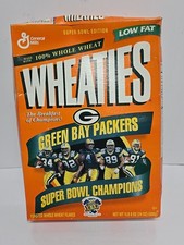 Vtg. 1996 NFL Superbowl XXXI (31) Green Bay Packers Champions Wheaties Box