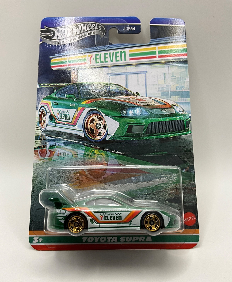 NEW Hot Wheels Toyota Supra 7-Eleven Silver Series JGF54 Exclusive