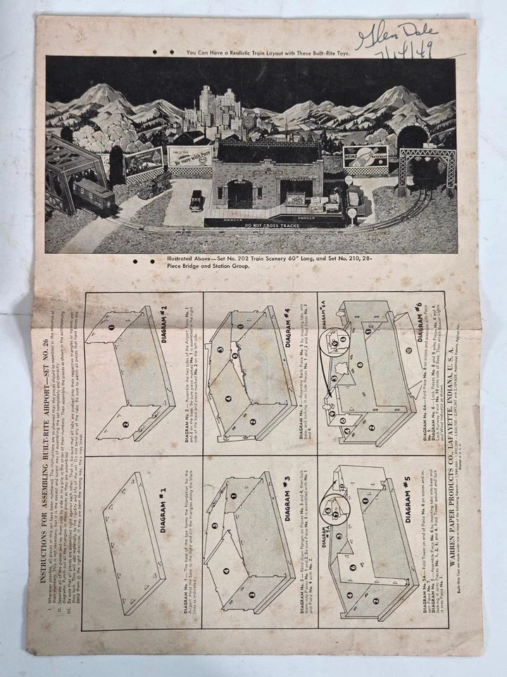 Lote de 3 modelos de juguete Rite construidos - juegos de accesorios ferroviarios Foto 2 de 3