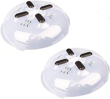 Lori Greiner 2-pack Set Hover Cover Microwave...