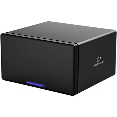 Renkforce RF-6647854 8.9 cm (3.5 Zoll) Festplattengehäuse 8 Bay 3.5 Zoll USB-A