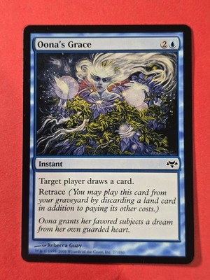 2008 Magic The Gathering Eventide #27 Oona's Grace, C, NF, cd3