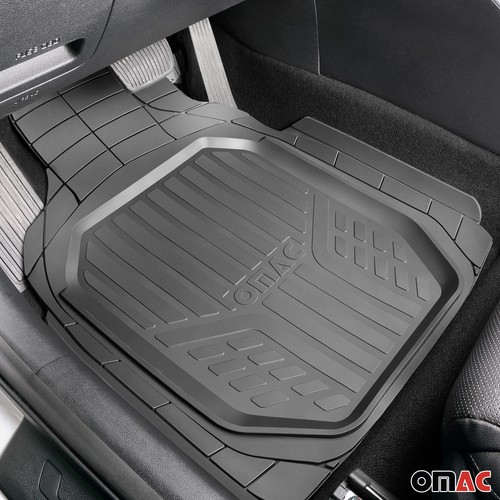 Semi-Custom fit Floor Mats Liner All Weather for Mazda CX-7 Black Waterproof 4x - Picture 2 of 11