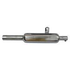 HK Indori Exhausts Silencer Fit For Royal Enfield New Classic Reborn 350 Chrome