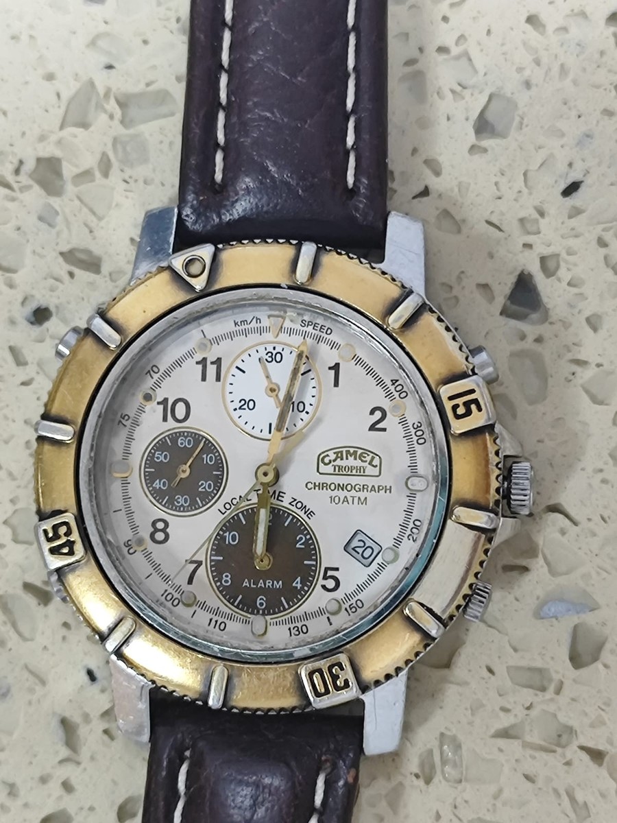 Vintage Camel Trophy Watch Topchrono Model 136.831.-839 watch