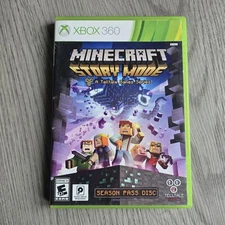 Minecraft: Story Mode Season Pass Disc Xbox 360 2015 Complete Tested Working