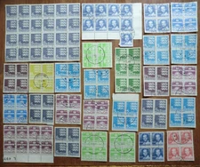 Denmark lot of used block stamps (check 3 photos)