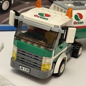 Lego City Set 3180 Tank Truck Complete Set With Box, Manual, Minifig Retired