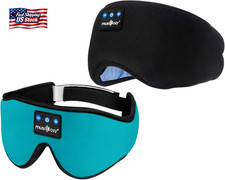 MUSICOZY Sleep Headphones Bluetooth 5.2 Headband Sleeping Headphones Sleep Mask,