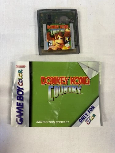 Donkey Kong Country (Nintendo Game Boy Color, 2000) Authentic w/ Manual
